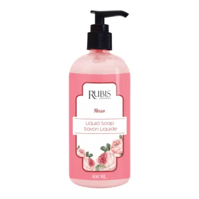 Rubis sapun lichid 400 ml Rose (Trandafir)