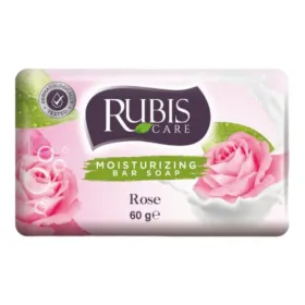 Rubis sapun solid 60 gr Rose (Trandafir)