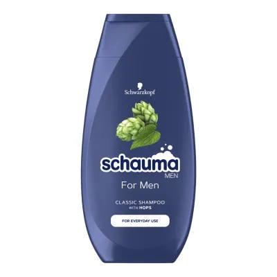 Schauma Men sampon 250 ml Classic, Hops (Hamei)