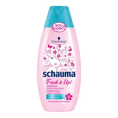 Schauma sampon 400 ml Fresh It Up! cu Lapte de Floarea Pasiunii