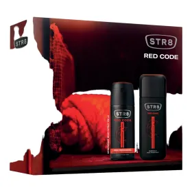 STR8 casete cadou pentru barbati 2 piese, spray de corp 75 ml + gel de dus 250 ml, Red Code