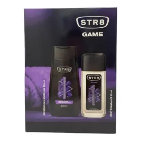 STR8 casete cadou pentru barbati 2 piese, spray de corp 85 ml + gel de dus 250 ml, Game