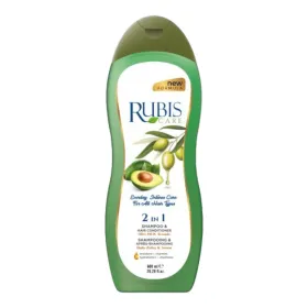 Rubis sampon 600 ml 2in1 Olive Oil & Avocado (Ulei de masline si Avocado)