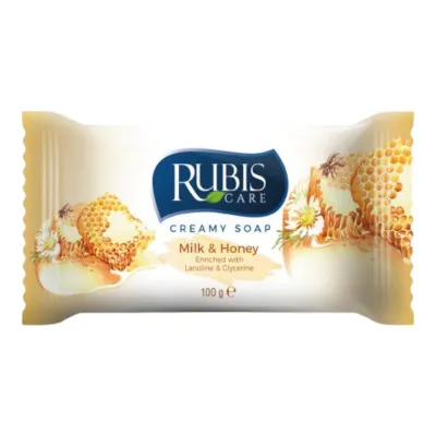 Rubis sapun solid 100 gr Milk & Honey (Lapte si Miere)