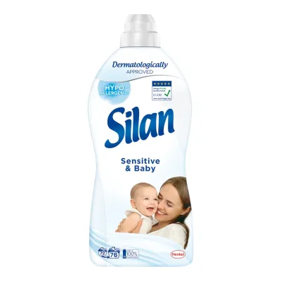 Silan balsam de rufe 1.672 L, 76 spalari, Sensitive & Baby