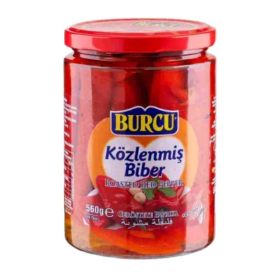 Burcu ardei rosu copt borcan 560gr