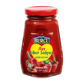 Burcu paste de tomate si ardei borcan 320gr