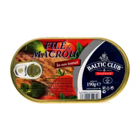 Baltic Club file de macrou in sos tomat 190gr