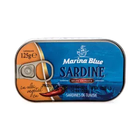 Marina Blue sardine in ulei cu ardei iute 125g