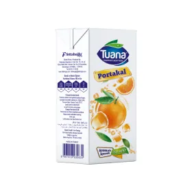 Tuana suc de fructe cu pai 200ml Portocale