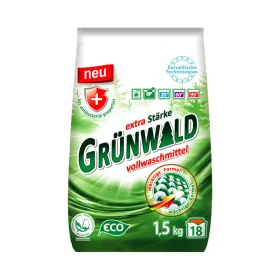 Grunwald detergent de rufe pudra, 1.5KG, Color si Alb, Mountain Fresh