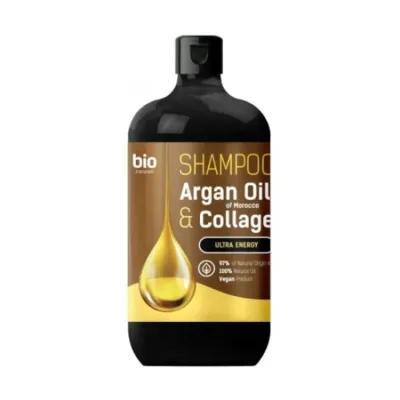 Bio Naturell sampon pentru toate tipurile de par 946ml Ulei de argan din Maroc si colagen