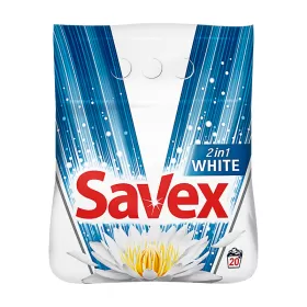 Savex detergent pudra automat 2kg 2in1 White