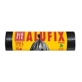 Alufix saci menajeri 70x100cm 10 buc/rola 120L Negru