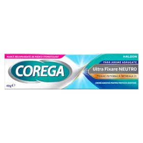 Corega crema adeziva pentru proteza dentara 40g Ultra Fixare Neutro