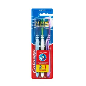 Colgate periuta de dinti 3 buc/set Flex Zone