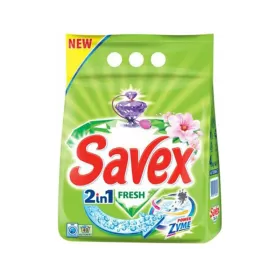 Savex detergent pudra automat 4kg 2in1 Fresh
