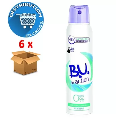 B.U. deodorant spray  150ml Invisible In Action