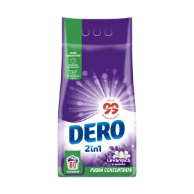 Dero detergent de rufe pudra automat 6kg Levantica si Iasomie 80 spalari