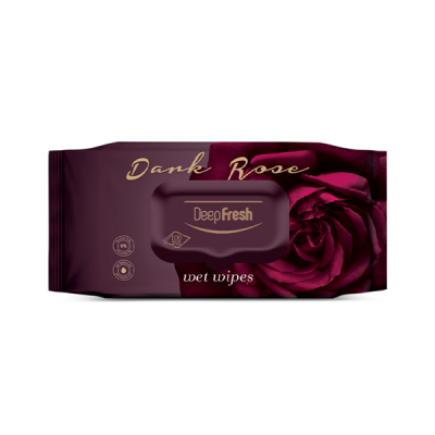 Deep Fresh wet wipes 100 pcs/package Dark Rose