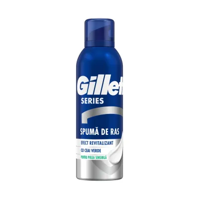 Gillette spuma de ras Series 200ml Revitalizing Sensitive