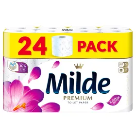 Milde hartie igienica 3 straturi 24 role Relax Purple