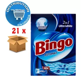 Bingo pudra detergent 450g 2in1 Ultra White