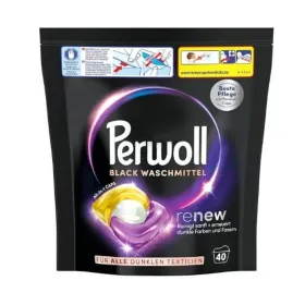 Perwoll detergent de rufe capsule 40 buc Renew Black 40 spalari