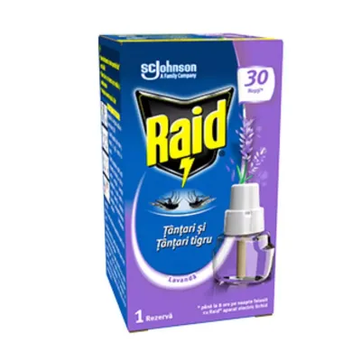 Raid rezerva lichida laminata lavanda 21ml 30 nopți