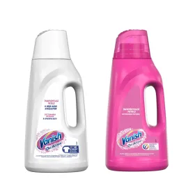 Vanish solutie pentru curtarea petelor Oxi Action 2L (4 buc Pink + 2 buc White)