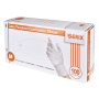 Serix latex gloves, slightly powdered, white, 100 pcs