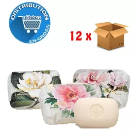 Fiorentino display sapun artizanal 200g 12 buc, Magnolie, Gardenia, Peonia