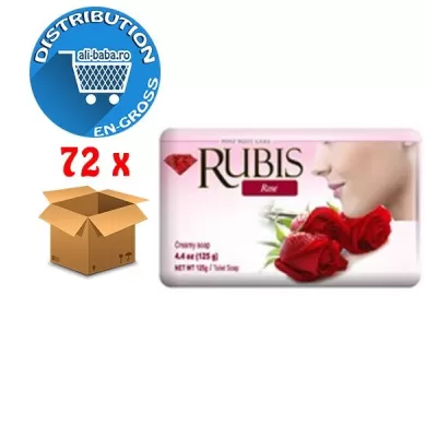 Rubis sapun solid 125g Rose