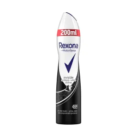 Rexona deodorant spray pentru femei 200ml Invisible Black & White 0%