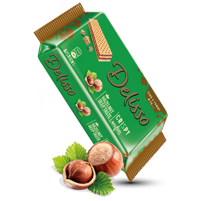 Delisso wafers with cream 40g Hazelnuts
