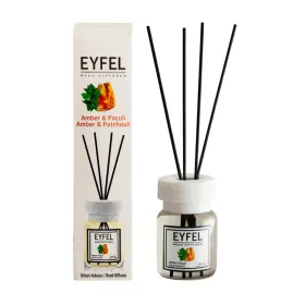 Eyfel odorizant de camera cu bete 120ml, Amber & Patchouli (Chihlimbar & Patchouli)