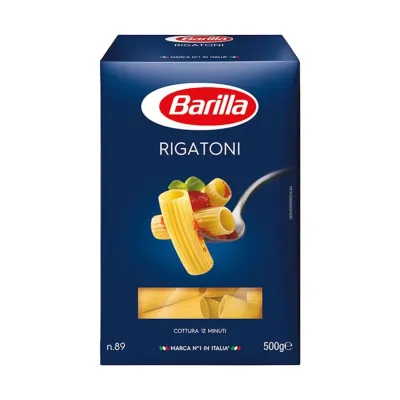 Barilla paste grau dur 500g Rigatoni N89