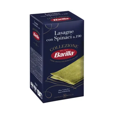 Barilla paste grau dur 500g Lasagne Spanac LC