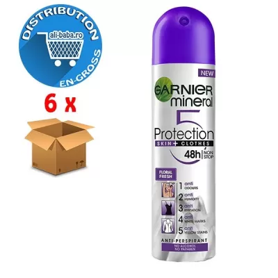 Garnier deodorant femei spray 150ml Mineral Protection Skin + Clothes